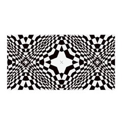 Tile Repeating Pattern Texture Satin Wrap 35  X 70  by Ndabl3x