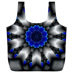 Kaleidoscope Abstract Round Full Print Recycle Bag (xl) by Ndabl3x