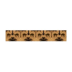 Camel Palm Tree Premium Plush Fleece Scarf (mini) by Vaneshop