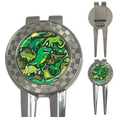 Dino Kawaii 3-in-1 Golf Divots by Wav3s