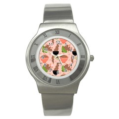 Japanese Street Food Soba Noodle In Bowl Stainless Steel Watch by Cowasu