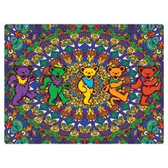 Grateful Dead Pattern Two Sides Premium Plush Fleece Blanket (extra Small) by Cowasu