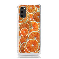 Oranges Background Texture Pattern Samsung Galaxy S20 6 2 Inch Tpu Uv Case by Simbadda