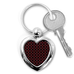 Pattern Design Artistic Decor Key Chain (heart) by Celenk