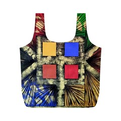 Acrylic Painting  Full Print Recycle Bag (m) by Rbudhiya