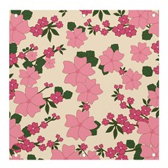 Floral Vintage Flowers Banner And Sign 4  X 4  by Dutashop