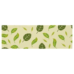 Leaf-spring-seamless-pattern-fresh-green-color-nature Banner And Sign 12  X 4  by uniart180623