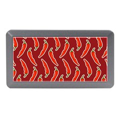 Chili-pattern-red Memory Card Reader (mini) by uniart180623
