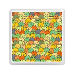 Seamless Pattern With Doodle Bunny Memory Card Reader (square) by uniart180623