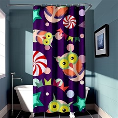 Owl-pattern-background Shower Curtain 36  X 72  (stall)  by uniart180623
