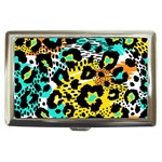 Seamless-leopard-wild-pattern-animal-print Cigarette Money Case Front