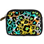 Seamless-leopard-wild-pattern-animal-print Digital Camera Leather Case Front