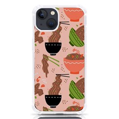 Japanese Street Food  Soba Noodle In Bowls Iphone 13 Tpu Uv Print Case by uniart180623
