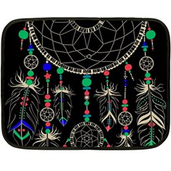 Dreamcatcher Magic Magical Two Sides Fleece Blanket (mini) by uniart180623