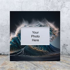 Tsunami Waves Ocean Sea Water Rough Seas White Box Photo Frame 4  X 6  by uniart180623