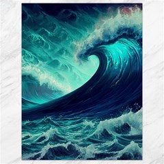 Ai Generated Waves Ocean Sea Tsunami Nautical Fantasy Canvas 18  X 24  by uniart180623