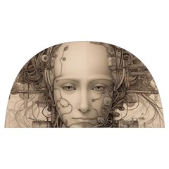 Cyborg Robot Future Drawing Poster Anti Scalding Pot Cap by Ravend