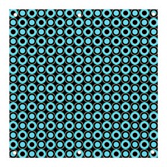 Mazipoodles Blue Donuts Polka Dot Banner And Sign 3  X 3  by Mazipoodles