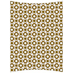 Mazipoodles Olive White Donuts Polka Dot Back Support Cushion by Mazipoodles