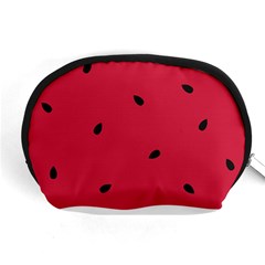 Minimalist Summer Watermelon Wallpaper Accessory Pouch (medium) by Ravend