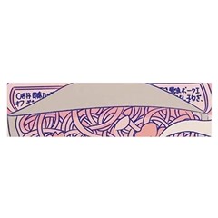 Ramen Kawaii Aesthetic Pink Oblong Satin Scarf (16  X 60 ) by Bangk1t