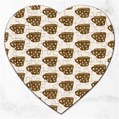 Cozy Coffee Cup Jigsaw Puzzle (heart) by ConteMonfrey