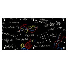 Black Background With Text Overlay Mathematics Formula Board Banner And Sign 6  X 3  by uniart180623