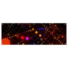 Abstract Light Star Design Laser Light Emitting Diode Banner And Sign 12  X 4  by uniart180623