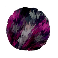 Colorful Artistic Pattern Design Standard 15  Premium Flano Round Cushions by uniart180623