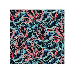 Leaves Leaf Pattern Patterns Colorfu Square Satin Scarf (30  X 30 ) by uniart180623