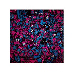 Grafitti Graffiti Abstract Artwork Digital Square Satin Scarf (30  X 30 ) by uniart180623