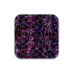 Fun Spooky Cute Ghosts Adoxali Halloween Rubber Square Coaster (4 Pack) by uniart180623