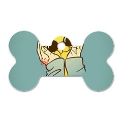 Loading Cat Cute Cuddly Animal Sweet Plush Dog Tag Bone (two Sides) by uniart180623