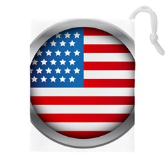 United Of America Usa Flag Drawstring Pouch (5xl) by Celenk