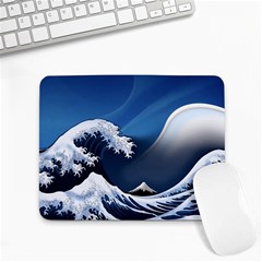 The Great Wave Off Kanagawa Small Mousepad by Grandong
