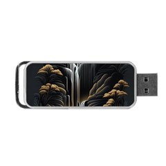 Waterfall Water Nature Springs Portable Usb Flash (two Sides) by Simbadda