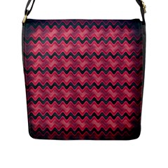Background Pattern Structure Flap Closure Messenger Bag (l) by Simbadda