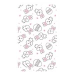 Cute Pattern With Easter Bunny Egg Memory Card Reader (Rectangular) Front