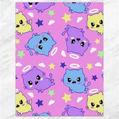 Seamless Pattern With Cute Kawaii Kittens Canvas 18  X 24  by Simbadda