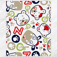 Animals Pattern Canvas 16  X 20  by Simbadda