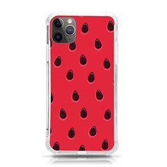 Seamless-watermelon-surface-texture Iphone 11 Pro Max 6 5 Inch Tpu Uv Print Case by Simbadda