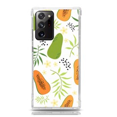 Seamless-tropical-pattern-with-papaya Samsung Galaxy Note 20 Ultra Tpu Uv Case by Simbadda
