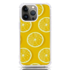 Lemon-fruits-slice-seamless-pattern Iphone 13 Pro Tpu Uv Print Case by Simbadda