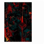 A Dark City Vector Small Garden Flag (Two Sides) Back