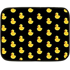 Rubber Duck Fleece Blanket (mini) by Valentinaart