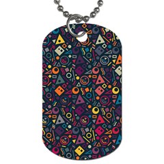 Doodle Pattern Dog Tag (two Sides) by Grandong