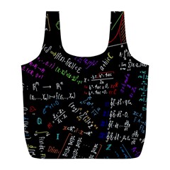 Mathematics  Physics Maths Math Pattern Full Print Recycle Bag (l) by Grandong