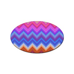 Pattern Chevron Zigzag Background Sticker (oval) by Grandong