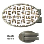 Sketchy Bear Kiddos Money Clips (Oval)  Front