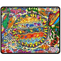Supersonic Sunblast Fleece Blanket (medium) by chellerayartisans
